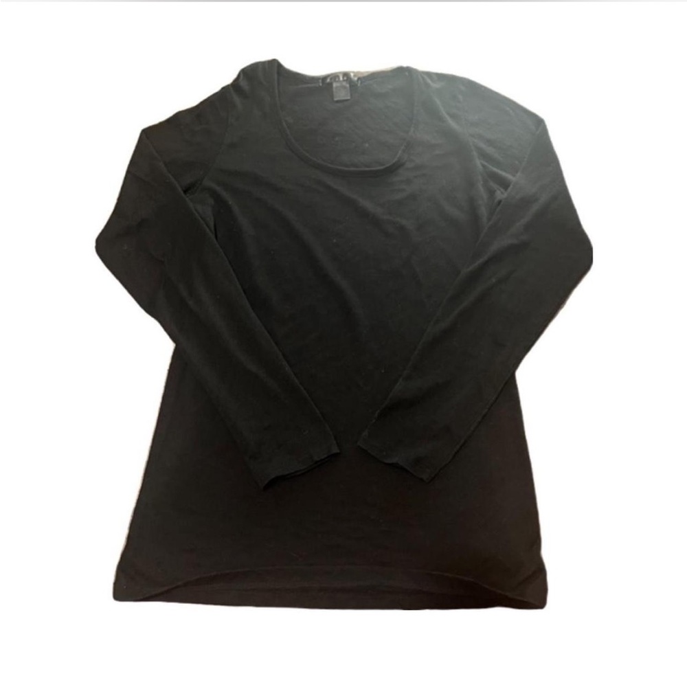 black long sleeve with cheetah print